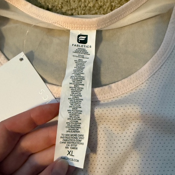 Fabletics Pink Relaxed Tank Top - Picture 5 of 6